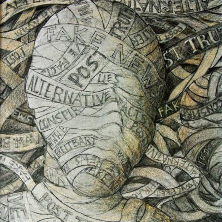 Contemporary art. Meaningful art, social and political art, humanism art by Australian artist Philip Senior